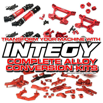 Integy RC Model OBM-1443BLUE Alloy 90mm Piggyback Shock (2) w/Rebound Adjust for SCX-10, SCX10 II, SCX10 III