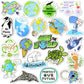 Earth Stickers Environmental Stickers Pack Waterproof Laptop Stickers For Kids Environmentalist(50 Pcs)