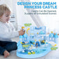 fygurso Dream Princess Play Set, 12.2*8.6*8.8 inches with 2 Magnetic Control Movable Toys, Magnetic Doll House Building Toys wit