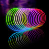 Glow Fever Glow Sticks Bulk 100Ct 22'' Glow Necklaces With Connectors, Neon Light Sticks For Party Festivals Raves Concert Birthday Wedding, Tri-Color