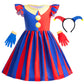 Zaisuifun Circus Costume For Little Girls Kid Fancy Carnival Halloween Cosplay Dress, 3-4 Years(Tag 110)