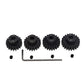 4pcs Mod 1 Pinion Gear 5mm Set Hardened 19T 20T 21T 22T M1 Pitch Gears RC Upgrade Part with Screwdriver