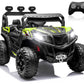 Anpabo 24V 4Wd Ride On Car Truck W/Remote Control, 2Wd/4Wd Switchable Kids Utv, 4 Shock Absorbers, 19'' Spacious Seat, Soft Star