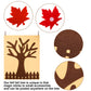 Fall Tree of Thanks Craft Kit Felt Fall Decorations Fall Tree Board with 60 Pieces Autumn Leaf Maple Leaves Ornaments Autumn Bul