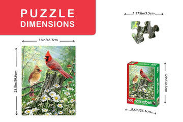 Springbok'S 500 Piece Jigsaw Puzzle Golden Light - Made In Usa