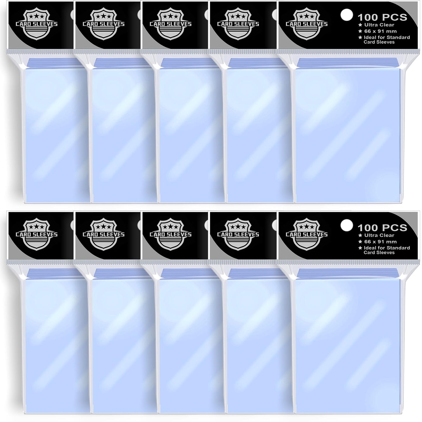 1000Ps Penny Trading Card Sleeves For Board Game,Standard Size 66 * 91Mm,Hold Perfect For Baseball,Football,Magic,Yugioh Card Sl