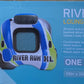 Intex River Run Xl Lounge Tube - Inflatable Pool River Raft Ride- Vibrant Blue, White, And Green