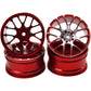 4Pcs Vgoohobby Aluminum Wheel Rims 12mm Hex Hub Width 26mm Compatible with 1/10 Tamiya TT-01 Kyosho RedCat Sakura HSP HPI 1/10 O