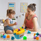 Playkidz Shape Sorter Baby And Toddler Toy, Abc And Shape Pieces, Sorting Shape Game, Developmental Toy For Children 18 Months+