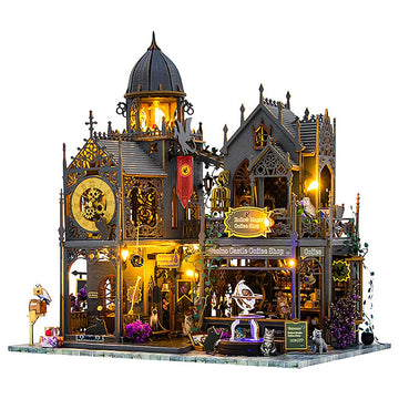 Qatmmkt Diy Miniature House Kit, Model Houses To Build, Craft Miniature Houses, Doll'S House Kits For Adults, Kids (Garden Villa