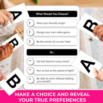 Quokka Board Game For 8-12 Year Olds - Original Edition - Family Card Game For Kids Ages 5-8 - What Would You Choose | Do Kids Rather? | Pick Your Answer | Get To Know You - Fun Game Night For Kids