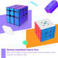 GAN Cube  GAN Mirror M Speed Cube  3x3 Magic Cube Puzzle Toy Game for Kids mature-themed Cuber  Starlight Purple