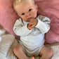 Maihao Reborn Baby Dolls Lifelike Blonde Blue Eyes Girl Soft Body That Look Real Life Newborn Baby Dolls Realistic 18 Inch Reborn Doll High-End Gift For Kids Age 3+