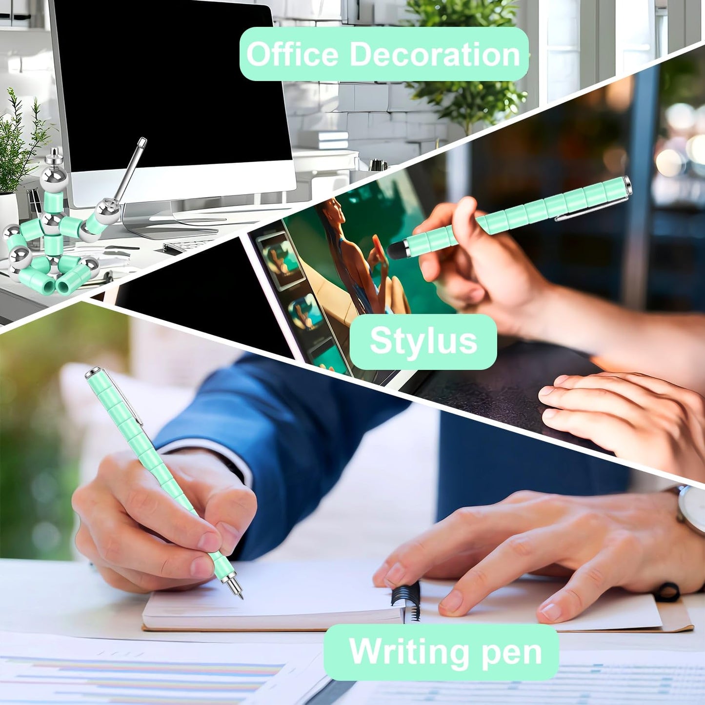 YYMHMF Magnetic Fidget Pens Girls Gifts - Unique Birthday Gifts For Women  Novelty Christmas Stocking Stuffers For 8 9 10 11 12 13 14 15 16 Year Old Boys Girls  Cool Gadget Anxiety Relief For mature-themeds