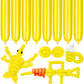 Lxzfcrg 260 Balloons Yellow Long Balloons For Balloon Animals, Thickening Long Skinny Latex Twisting Balloon For Balloon Garland
