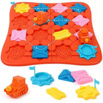 Giat Logical Road Builder Games - Best Birthday Gift For Girls And Boys Ages 3-5, 4-7, 6-8, Educational Stem Brain Teasers And P