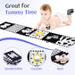 Black And White Sensory Toys For Babies,Montessori Toys For Babies,High Contrast Baby Toys For Toddlers Kids Early Learning Newb