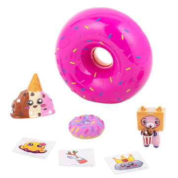 Lankybox Mini Mystery Donut, Collectible Mini Figures, 6 Exciting Toys To Discover Inside, Officially Licensed Lankybox Merch