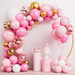 Labeol 149Pcs Pink And Gold Balloons Garland Arch Kit 18/12/10/5 Inch Balloons Different Sizes For Birthday Party Baby Shower Wedding Decoration