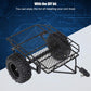 RiToEasysports RC Car Trailer, Metal RC Bucket Trailer Simulation Trailing Car for TRX4 D90 SCX10 CC01 1/10 DIY Parts 1/10 Rc Tr