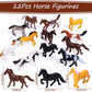 Winrayk 110Pcs Horse Birthday Party Favors Supplies Non-Woven Gift Bags Horse Figurine Make Your Own Stickers Horse Gifts Toys K