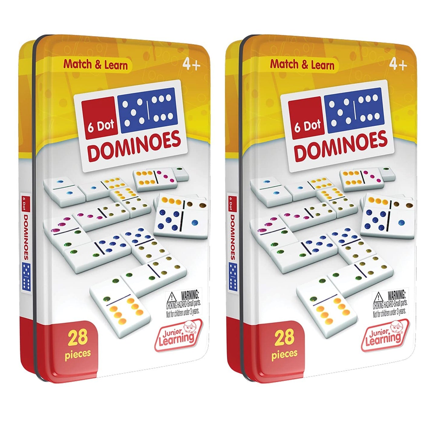 Junior Learning Jrl484-2 Dot Dominoes - 2 Each