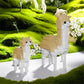 Larcele Animal Series Micro Building Blocks Animal Set, Diy Mini 3D Building Toy Bricks,1258 Pieces Kljm-07 (Two Alpacas)
