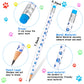 Chinco 36 Pieces Paw Print Pencils Dog Paw Wooden Writing Novelty Pencils with Erasers for Kids Doggy Party Favors Welcome Back