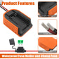 URUN 2 Pack Power Wheel Adapter for Black+Decker 20V MAX Lithium Battery with Fuse&Switch,Secure Battery Adapter with 14 Gauge W