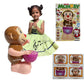 Disila Traders Cartoon Drum Toy For Kids With Light And Music.