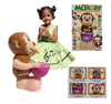 Disila Traders Cartoon Drum Toy For Kids With Light And Music.