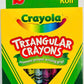 Triangular Anti-roll Crayons