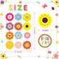 Miss Fantasy Spring Stickers Flowers Stickers 344Pcs Spring Flowers Stickers For Kids/ Crafts/Envelopes/Teachers Spring Stickers Bulk For Spring Decorations Spring Self-Adhesive Stickers For Kids Spring Theme Party School Classroom Prizes Party Supplies