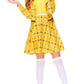Remimi Schoolgirls Costume Dress Halloween Yellow Plaid Dresses 13-14 Years