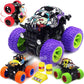 CozyBomB Friction Powered Monster Trucks Toys for Boys/Girls - Push and Go Car Truck Playset, Inertia Vehicle, Kids Birthday Chr