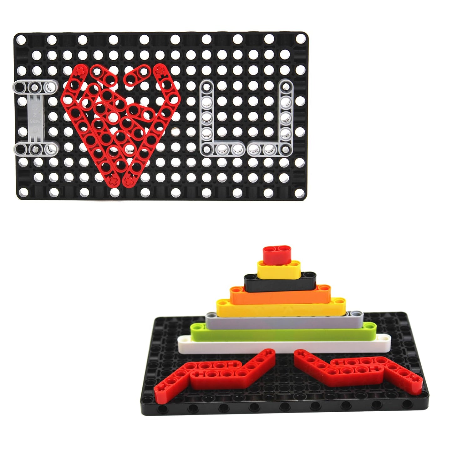 Ttlyhek Moc Parts Beams Pins Panel Connectors Bricks Sets Frame Liftarms Beams For Technical Car Parts Diy Stem Building Block T