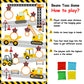 Construction Truck Toss Game Banner With 4 Bean Bags