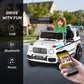 Anpabo Licensed Mercedes-Benz G63 Car For Kids, 12V Ride On Car W/Parent Remote Control, Led Headlights, Music Player & Horn, Soft Start, Low Battery Prompt, Kids Electric Vehicle, White