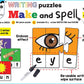 Maestro Toys  Make and Spell Type 2150 Piece Spelling Puzzle  Learn to Spell 50 Three Letter Words Puzzles with Unique Write