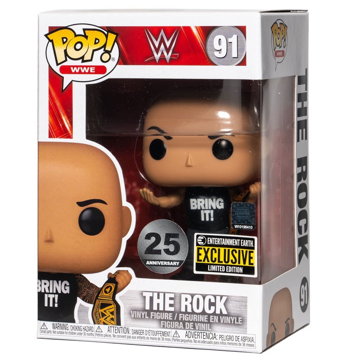 Funko The Rock #91 25Th Anniversary Exclusive