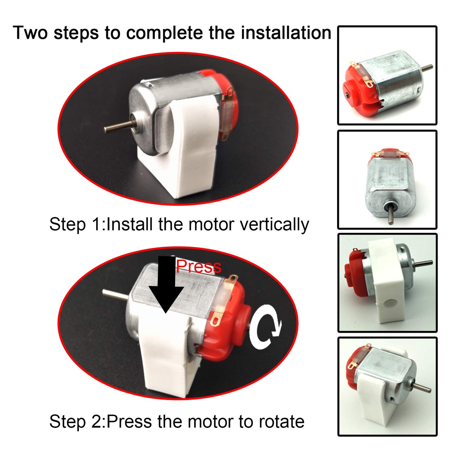 18 Set DC Motors Kit, Mini Electric Hobby Motor 3V -12V 25000 RPM Strong Magnetic with Shaft Propeller, 2 x AA Battery Holder,9V