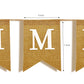 Custom Personalized Banner, Made To Order, Your Text Here, Unique Customizable Durable Faux Burlap Banner, Decorations For Birth