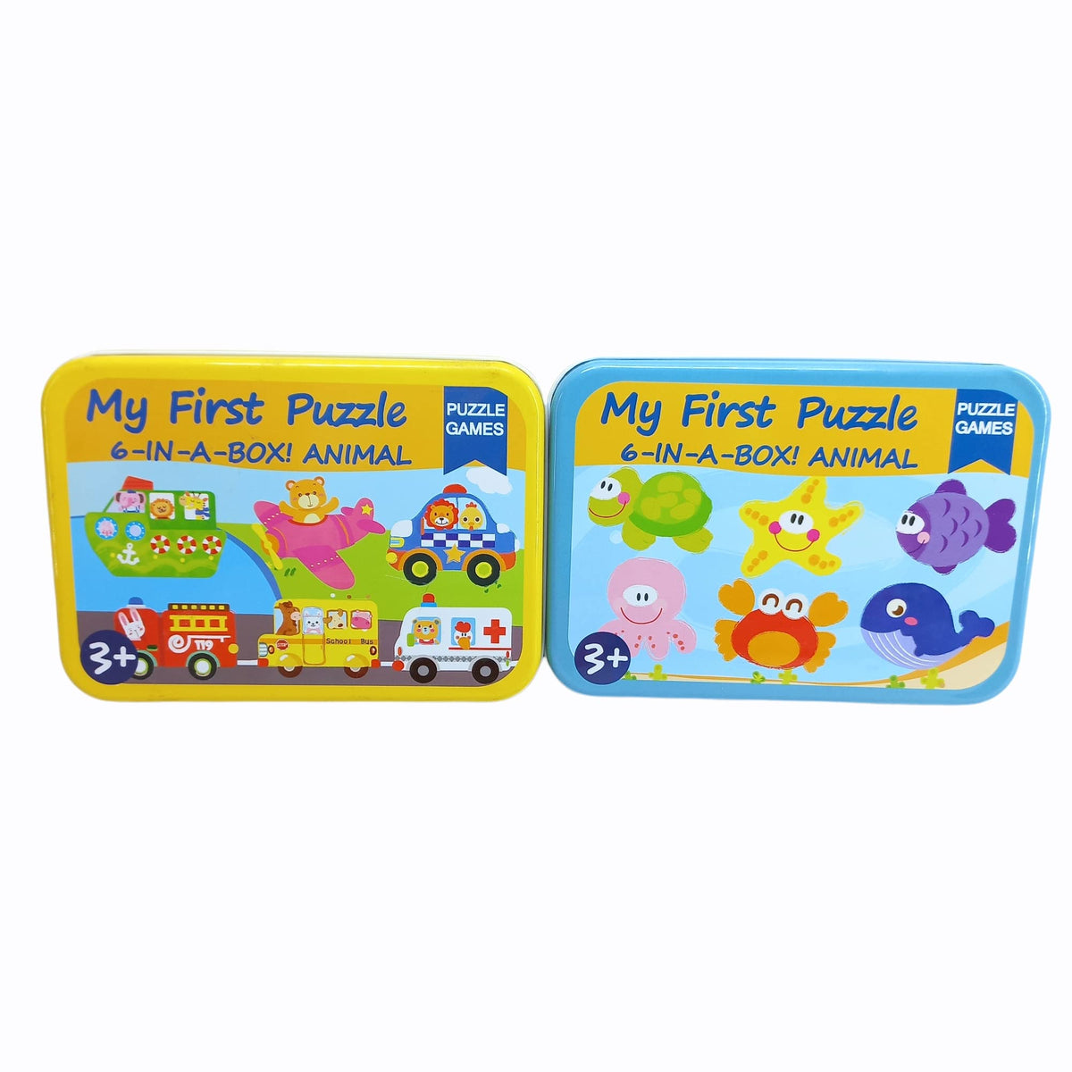 Folca My First Puzzle 6 In 1 Wooden Puzzle, ChildrenS Educational Toys Puzzle Game