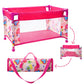 Babeside Baby Doll Crib, Baby Doll Bed For 17-21 Inch Dolls, Foldable Baby Doll Playpen Toy Crib, Reborn Baby Doll Accessories W