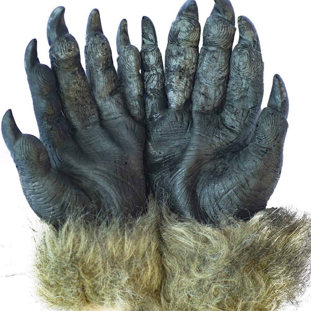 Lynkaye Holloween Horror Mask Party Cosplay Costume Werewolf Dress Up Mask - Wolf Head Mask and Claws