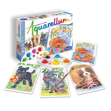 Sentosphre Aquarellum Junior Puppies Watercolor Painting Kit