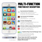 Cooplay Yphone 1:1 Music Phone Toy Y-Phone Animal Touch Screen Phone Learning Fruits English Educational Mobile Study Best Gift