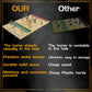 Jyquorp Horse Race Board Game Racing Game Thickened Solid Wood With 11 Luxurious Durable Classic Metal Horses With 4 Dice And 2