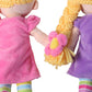 Snuggle Stuffs Twin Sister Plush 14 Dolls (Set of 2) Pink & Purple