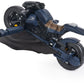 Dc Comics, Batman Adventures, Batman Batcycle, Transforming 2-In-1 Batcycle & Batglider, Figure Compatible, Super Hero Kids Toy For Boys And Girls 4+